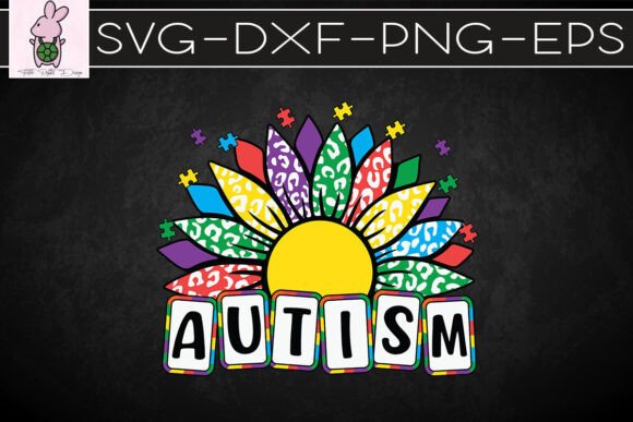 Autism Sunflower Awareness SVG