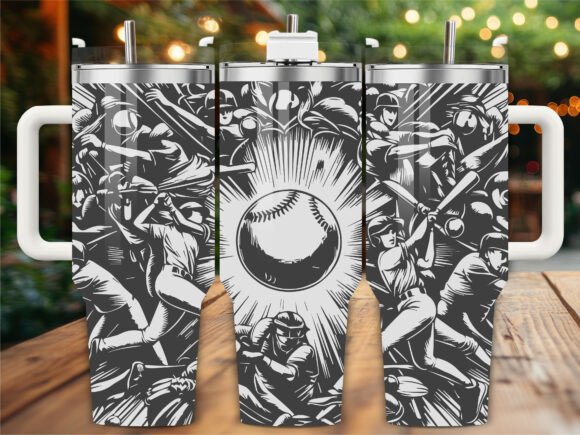 Baseball Players Tumbler Wrap