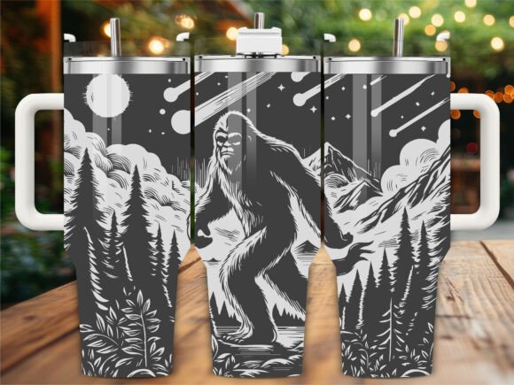 Bigfoot Mythical Tumbler Wrap