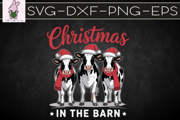 Christmas Farm Friends Festive SVG