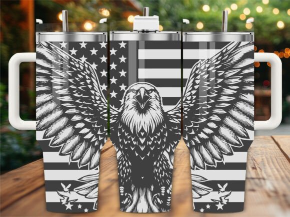 Eagle USA Flag Tumbler