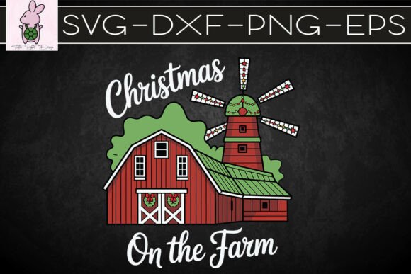 Farmhouse Christmas Cheer Xmas SVG