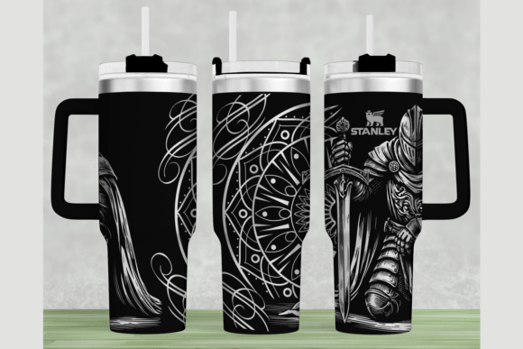 Knight Stanley 40oz Laser Wrap SVG