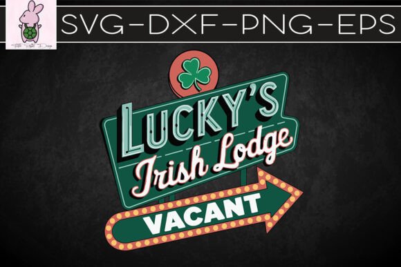 St Patrick’s Day Lucky’s Irish Lodge SVG